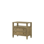 Ensemble de chambre à coucher Newell 5 pièces avec baldaquin rembourré marron clair
