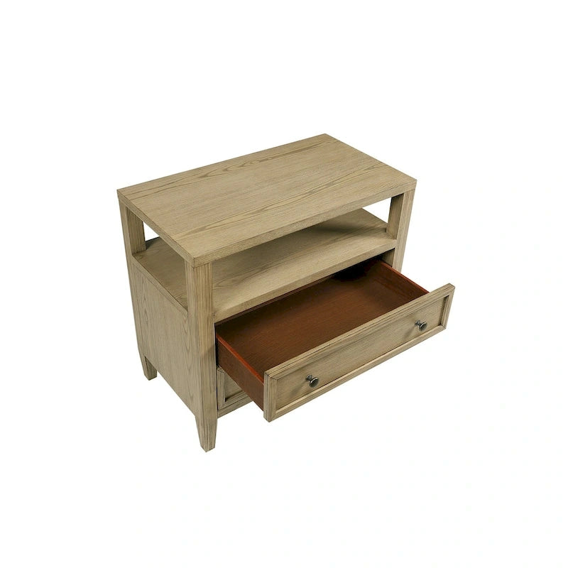 Ensemble de chambre à coucher Newell 5 pièces avec baldaquin rembourré marron clair