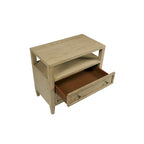 Ensemble de chambre à coucher Newell 5 pièces avec baldaquin rembourré marron clair