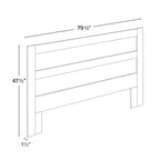Tête de lit Prepac Rustic Ridge Farmhouse, Mobilier de chambre