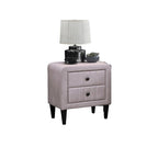 Magnifique Table de chevet 1 pièce en velours pour Meuble de Chambre à Coucher