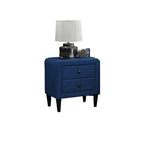 Magnifique Table de chevet 1 pièce en velours pour Meuble de Chambre à Coucher