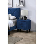 Magnifique Table de chevet 1 pièce en velours pour Meuble de Chambre à Coucher
