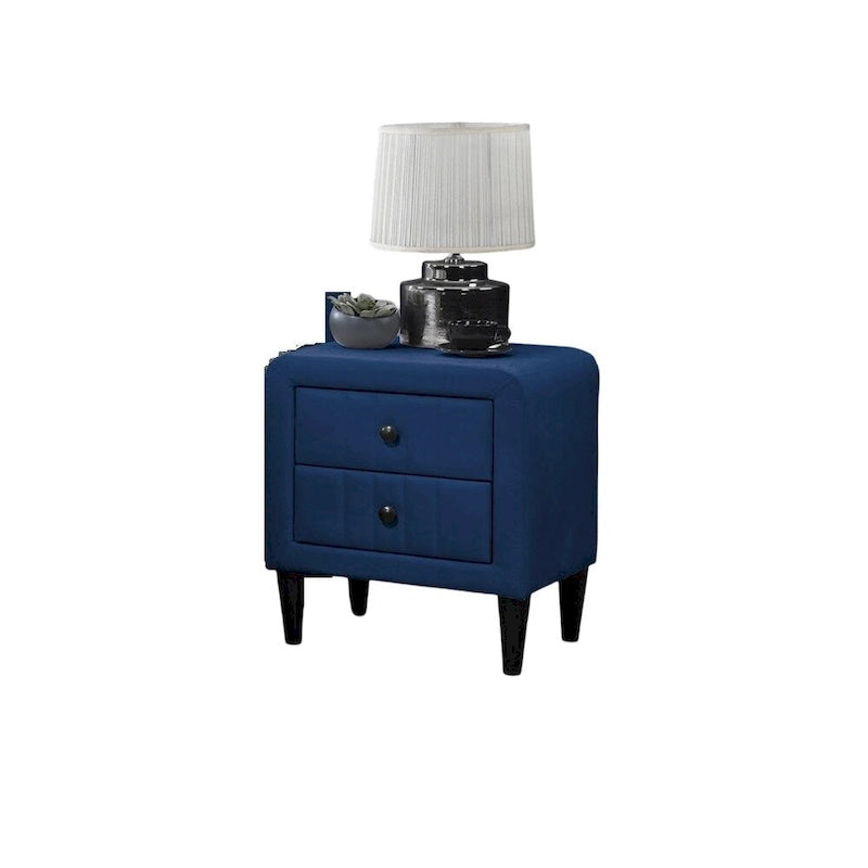 Magnifique Table de chevet 1 pièce en velours pour Meuble de Chambre à Coucher