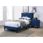 Magnifique Table de chevet 1 pièce en velours pour Meuble de Chambre à Coucher