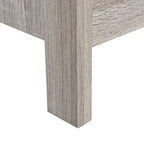 Table de chevet moderne à 2 tiroirs avec poignées en métal, par Christopher Knight Home