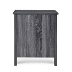 Table de chevet moderne à 2 tiroirs avec poignées en métal, par Christopher Knight Home