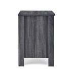 Table de chevet moderne à 2 tiroirs avec poignées en métal, par Christopher Knight Home