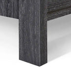 Table de chevet moderne à 2 tiroirs avec poignées en métal, par Christopher Knight Home