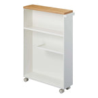 Chariot de rangement roulant Yamazaki Home, acier, assemblage minimal - L 47,5 x l 13 x H 68,5 cm