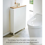 Chariot de rangement roulant Yamazaki Home, acier, assemblage minimal - L 47,5 x l 13 x H 68,5 cm