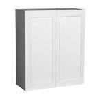 Meuble Haut mural 36 x 36 - Double porte - Gris - 36 x 36 x 12