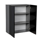 Meuble Haut mural 36 x 36 - Double porte - Gris - 36 x 36 x 12