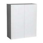 Meuble Haut mural 36 x 36 - Double porte - Gris - 36 x 36 x 12