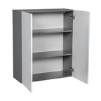 Meuble Haut mural 36 x 36 - Double porte - Gris - 36 x 36 x 12