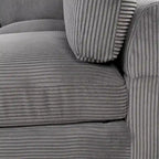 Canapé modulable avec pouf et méridienne en L