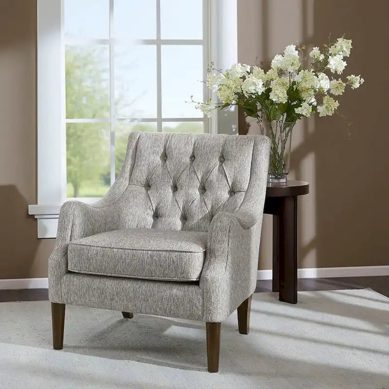 Fauteuil d'appoint capitonné pour salon, chambre, studio, chaises de salon confortables pour la lecture