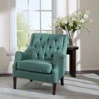 Fauteuil d'appoint capitonné pour salon, chambre, studio, chaises de salon confortables pour la lecture
