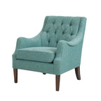 Fauteuil d'appoint capitonné pour salon, chambre, studio, chaises de salon confortables pour la lecture