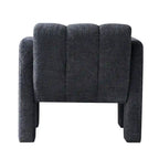 Fauteuil d'appoint large rembourré en tissu bouclé 31.10