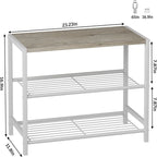 Étagère à chaussures à 3 niveaux - 11,8P x 23,23L x 16,9H