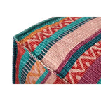 Pouf Alexander Home rayé bohème du Sud-Ouest