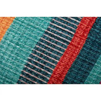 Pouf Alexander Home rayé bohème du Sud-Ouest