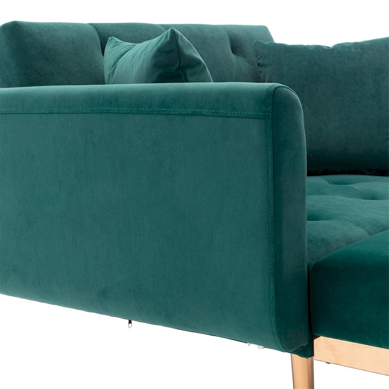 Chaise longue/fauteuil d'appoint, bords incurvés, rembourrée de mousse épaisse et recouverte d'un tissu de haute qualité