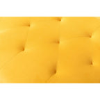 Chaise longue/fauteuil d'appoint, bords incurvés, rembourrée de mousse épaisse et recouverte d'un tissu de haute qualité