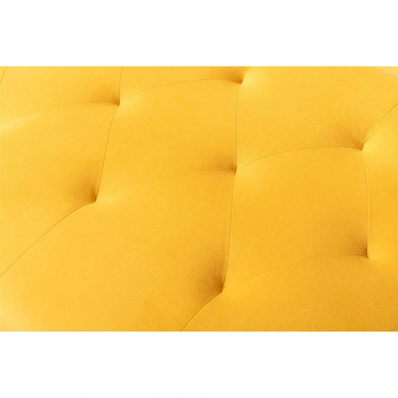 Chaise longue/fauteuil d'appoint, bords incurvés, rembourrée de mousse épaisse et recouverte d'un tissu de haute qualité