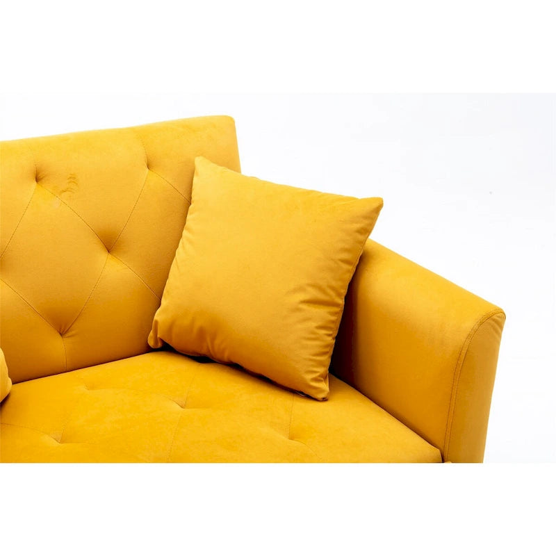 Chaise longue/fauteuil d'appoint, bords incurvés, rembourrée de mousse épaisse et recouverte d'un tissu de haute qualité