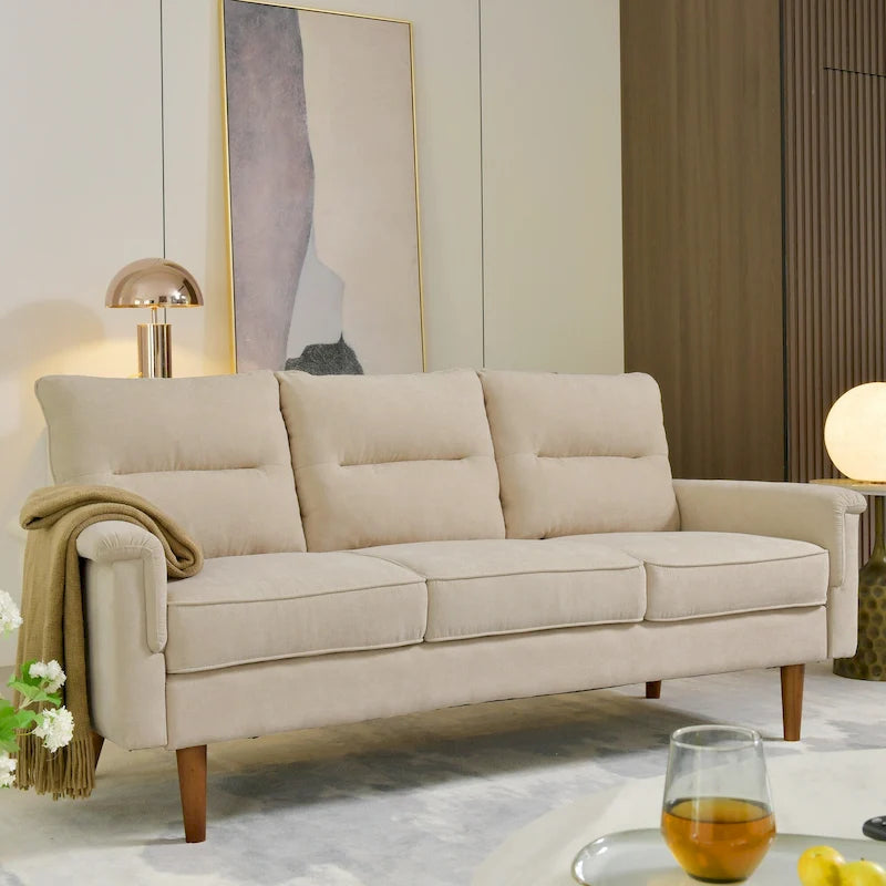 Canapé d'intérieur OVIOS Fluffy Cushion avec pieds en bois