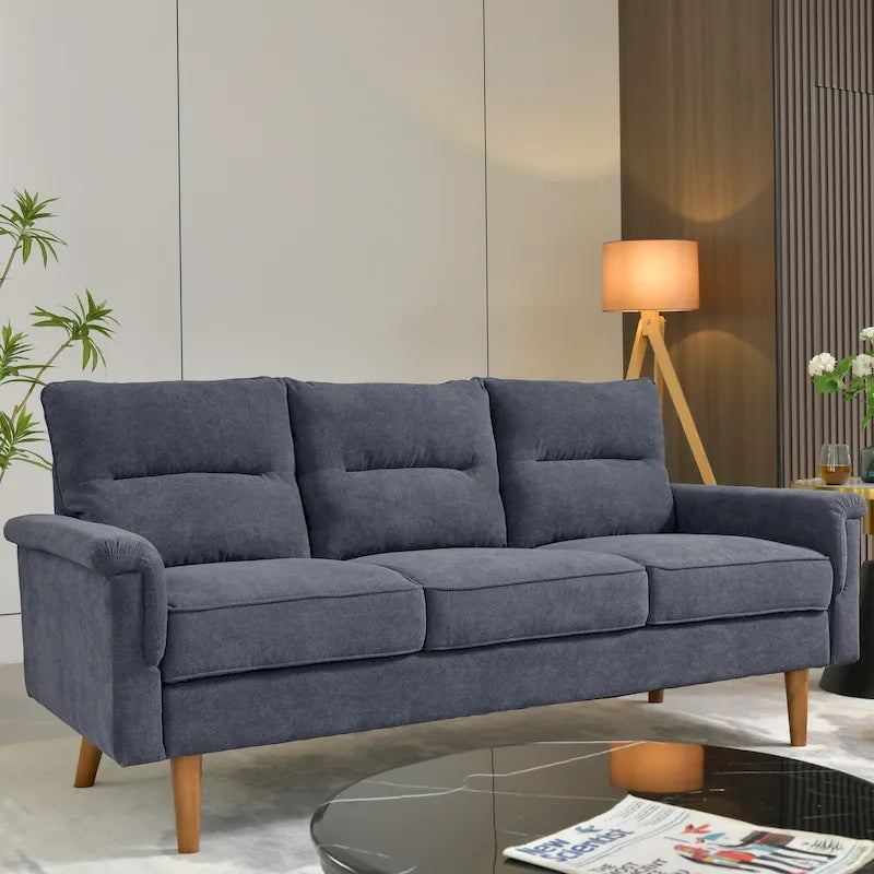 Canapé d'intérieur OVIOS Fluffy Cushion avec pieds en bois