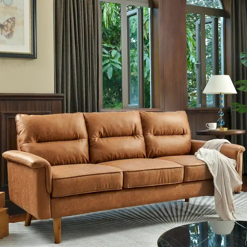 Canapé d'intérieur OVIOS Fluffy Cushion avec pieds en bois