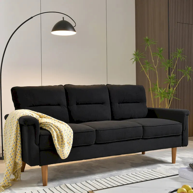 Canapé d'intérieur OVIOS Fluffy Cushion avec pieds en bois