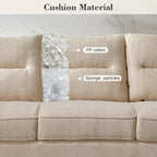 Canapé d'intérieur OVIOS Fluffy Cushion avec pieds en bois