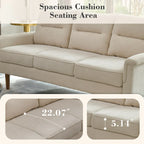 Canapé d'intérieur OVIOS Fluffy Cushion avec pieds en bois