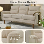 Canapé d'intérieur OVIOS Fluffy Cushion avec pieds en bois
