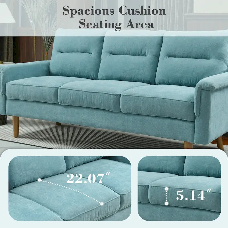 Canapé d'intérieur OVIOS Fluffy Cushion avec pieds en bois