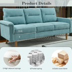 Canapé d'intérieur OVIOS Fluffy Cushion avec pieds en bois
