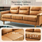 Canapé d'intérieur OVIOS Fluffy Cushion avec pieds en bois