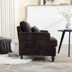 Fauteuil en bois, Chaise longue d'appoint moderne pour salon