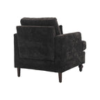 Fauteuil en bois, Chaise longue d'appoint moderne pour salon