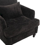 Fauteuil en bois, Chaise longue d'appoint moderne pour salon