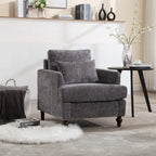 Fauteuil en bois, Chaise longue d'appoint moderne pour salon