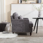 Fauteuil en bois, Chaise longue d'appoint moderne pour salon