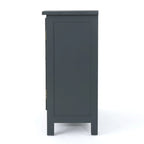 Meuble double porte à finition miroir