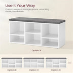 Organisateur de rangement pour chaussures - 11,8P x 34,2L x 18,9H