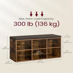 Organisateur de rangement pour chaussures - 11,8P x 34,2L x 18,9H