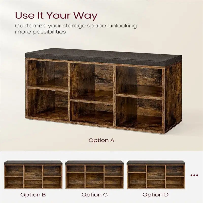 Organisateur de rangement pour chaussures - 11,8P x 34,2L x 18,9H
